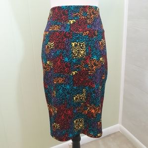 Lularoe yoga waist Cassie skirt sz small *O